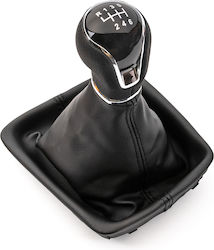 Πόμολο Ταχυτήτων για Seat Leon 2012-2017 Μαύρο