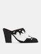 Mules With Chunky High Heel