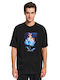 T-shirt Μαύρο