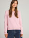 Women's Sweater Cotton Pink
