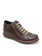 Valeria’s Leder Stiefeletten Damen Braun