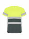 Roly Tricou De Lucru Unisex Cu Mâneci Scurte Reflectorizant Delta Cod 9310 Lead Fluoryellow L
