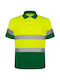 Roly Arbeitshemden und T-Shirts Unisex Polohemd Polaris Kode 9302 Garten Grün Fluor Gelb