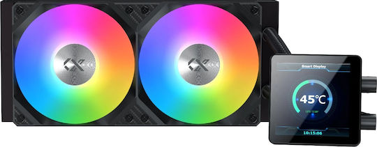 Xigmatek Connect 240 AIO Водно Охлаждане За CPU С 2 Вентилатора 120mm И ARGB Осветление