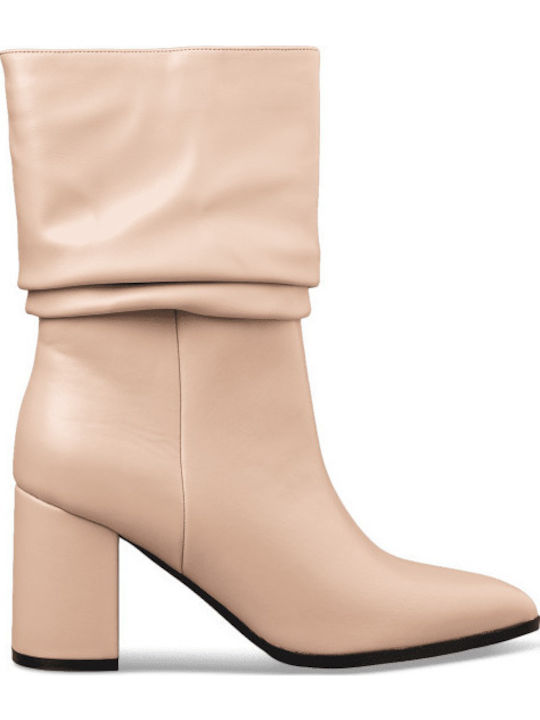 Envie Shoes Γυναικεία Μποτάκια Αστραγάλου Μπεζ