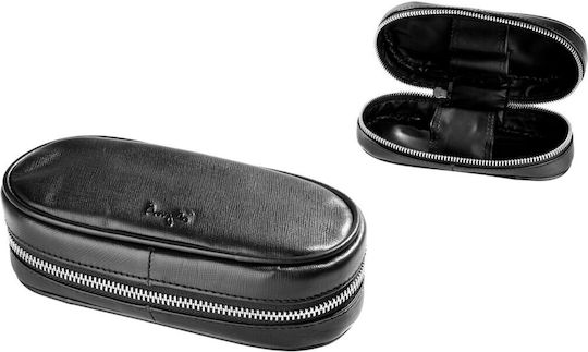Angelo Θήκη Πίπας Leather Black 2pcs 832200