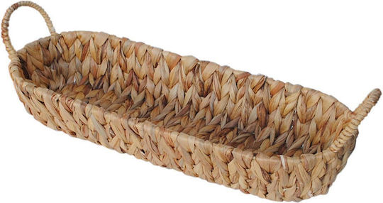 Atmosphera Wicker Oval Decorative Tray 54x19x9cm