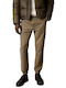 Hose Cargo Elastisch in Enger Passform Khaki