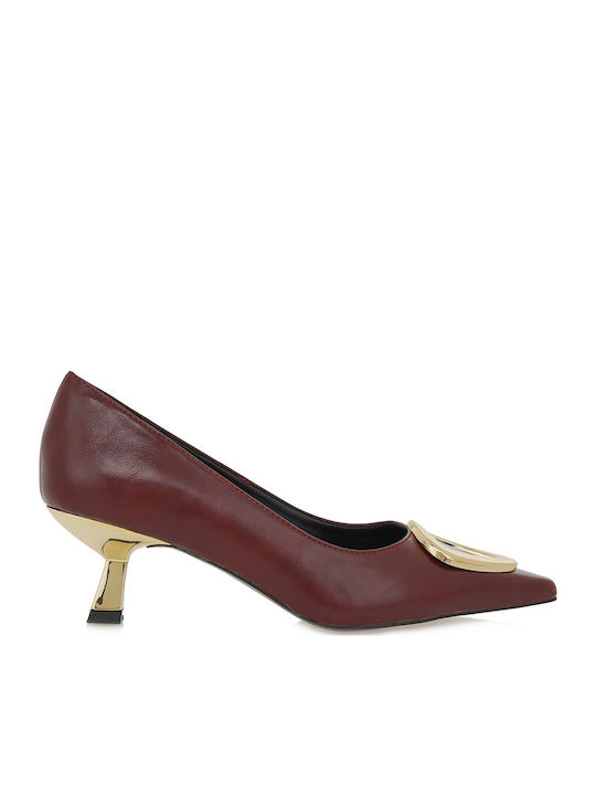 Exe Pumps mit mittelhohem Absatz Burgundisch