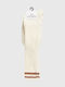 Funky Buddha Women's Patterned Socks Off White Cream