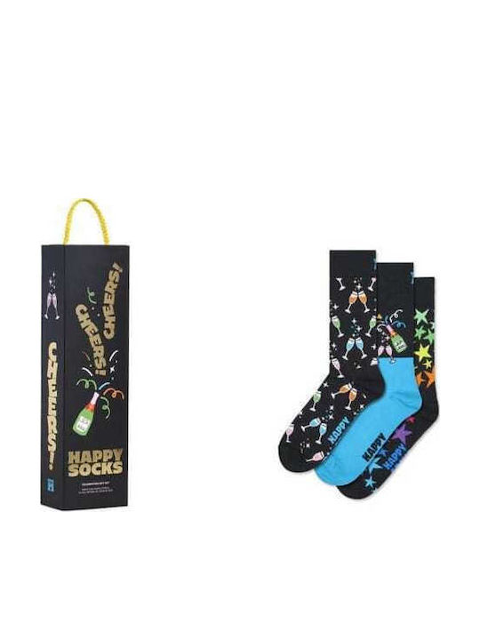 Happy Socks Herren Socken Mehrfarbig 3Pack