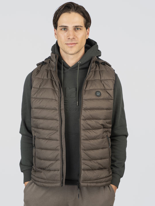 Rebase Ärmellos Jacke Dk-elephant