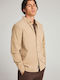 Long-sleeved Corduroy Shirt Beige