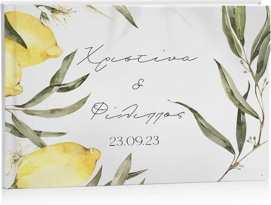 Книга За Сватбени Пожелания Лимон 27 X 21 См D15010 Bal-d15010-lemoni