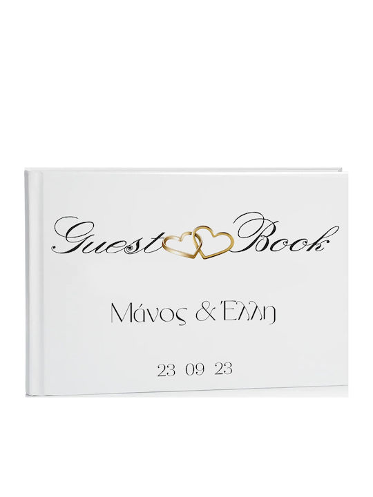Wedding Wish Book Rings Heart 27 X 21 Cm D15010 Bal-d15010-veres
