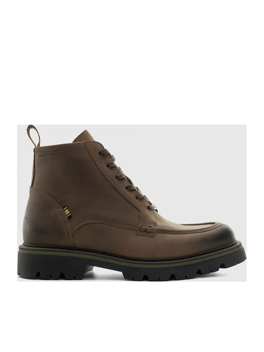Leather Brown Men's Boots