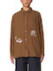 Delight Women's Long Sleeve Shirt Tan