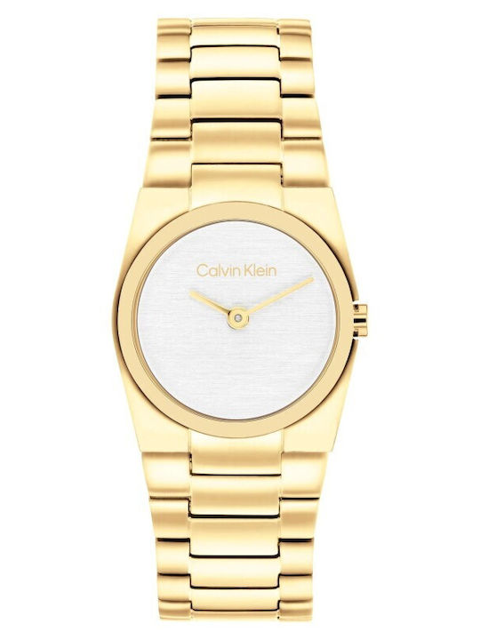 Calvin Klein Women's Watch 26mm Battery with Gold Stainless Steel Strap