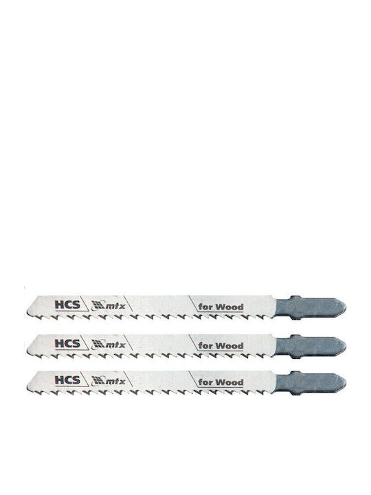 Mtx Set Lama Fierăstrău Pendular Lemn T101d 75mm 3 Bucăți