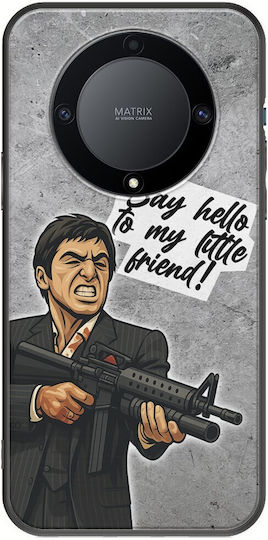 Epic Quotes Say Hello Honor Magic 5 Lite 5g Black Tpu Μαύρη Σιλικόνη