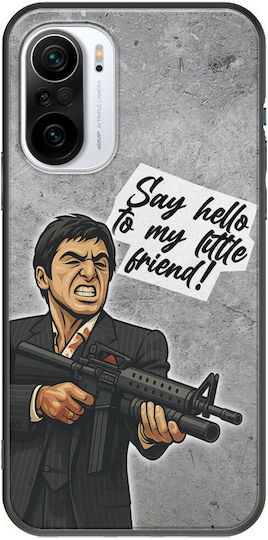 Epic Quotes Say Hello Xiaomi Mi11i Black TPU Black Silicone