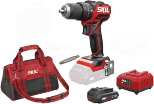 Skil D00405 Κρουστικό Δραπανοκατσάβιδο Μπαταρίας Brushless 1x2.5Ah