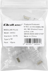 Qoltec 54553 Priză RJ-45 10 Bucăți