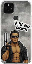 Epic Quotes I'll Be Back Google Pixel 5 Гъвкав TPU Прозрачен Силикон Epic Quotes I'll Be Back Google Pixel 5 Гъвкав TPU Прозрачен Силикон