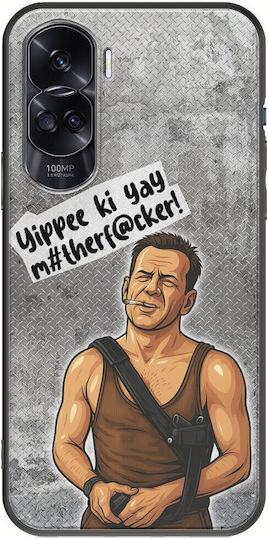 Epic Quotes Yippee Ki Yay Honor 90 Lite 5G Черен TPU Силикон