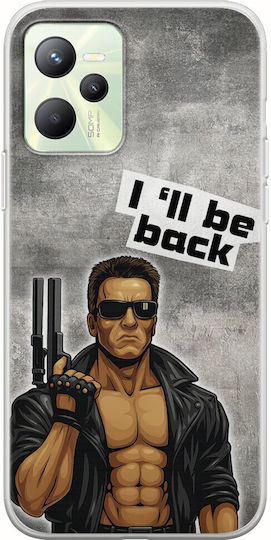 Epic Quotes I'll Be Back Realme Narzo 50A Prime Гъвкав TPU Прозрачен Силикон
