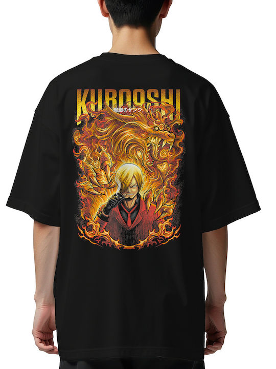 Оувърсайз Тениска Цял Бански Kuroashi No Sanji ...