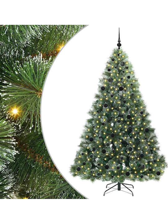 Brad de Crăciun Artificial 210cm cu Iluminare LED