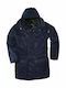 Jacket Fristads Kansas 100497/8592 10-217 Мъжко Работно яке Противостудово с подплата от флийс и отделяща се качулка Син