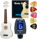 Harley Benton Uk-12 White Bundle