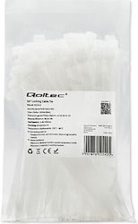 Qoltec Cable Ties 4.8*160mm 100 Pcs Nylon66 Uv White Qoltec Cable Ties 4.8*160mm 100 Pcs Nylon66 Uv White