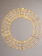 Christmas Metal Lighted Decorative Wreath 70cm