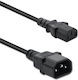 Qoltec Power Cable UPS IEC C13/C14 3x1.0mm² 1.5m