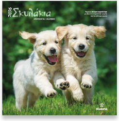 Klaketa Hundekinder Wandmontiertes Kalender 2026