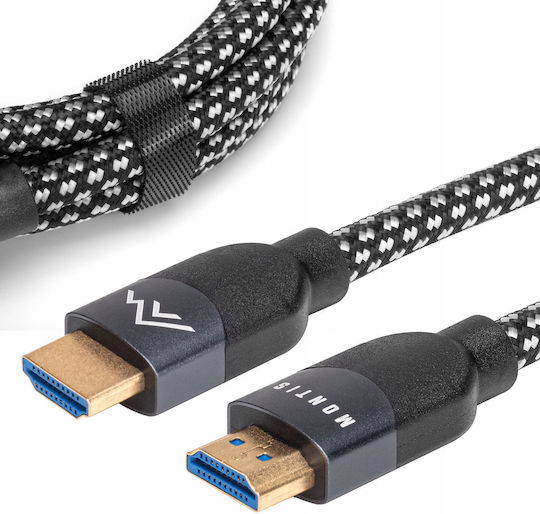 Montis Cable HDMI male - HDMI male 4m Μαύρο