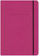 adBook Daily Planner Eco Elastic 2026 Magenta 17x25cm