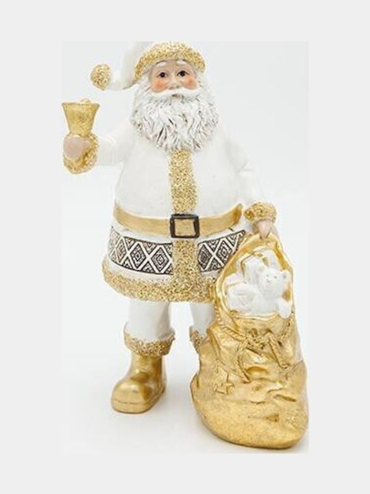 Santa Claus White 19x13cm