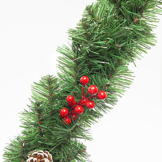 Christmas Snowy Green Garland