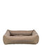Sofa Dog Bed Brown 80x60cm