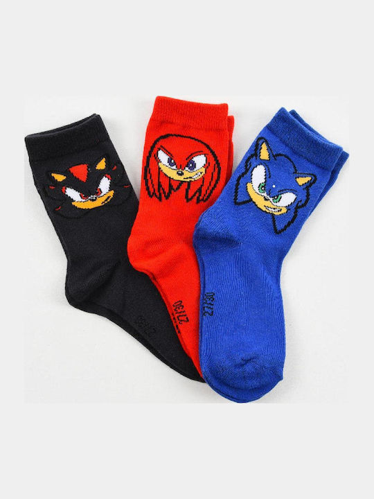Superheroes Kids' Socks Blue 3 Pairs