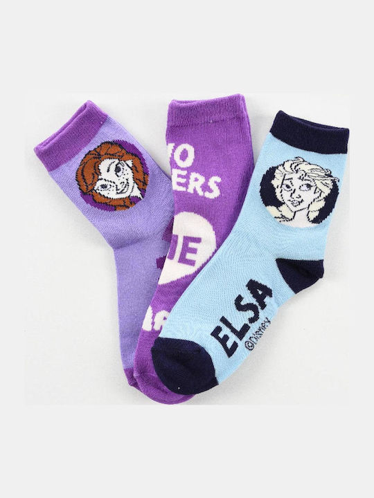 Superheroes Șosete pentru Copii Purple, Lilac, Light Blue 3 Perechi