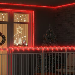 Battery Christmas Tube Light with 240 Red Light Bulbs 10m Battery Christmas Tube Light with 240 Red Light Bulbs 10m