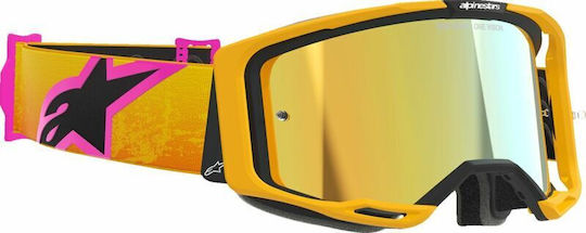 Маска Alpinestars Goggles Vision 8 Огледални Лещи Пяна Не Приема Tear Off