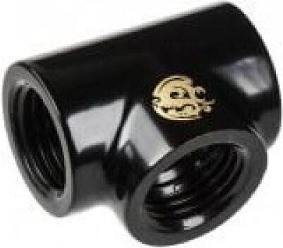 Bitspower T-splitter Adapter 3x G1/4 Inch Ig Matt Black