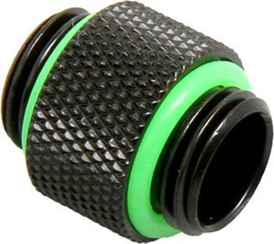 Bitspower Straight Adapter G1/4 Inch Male to G1/4 Inch Male Long Matte Black