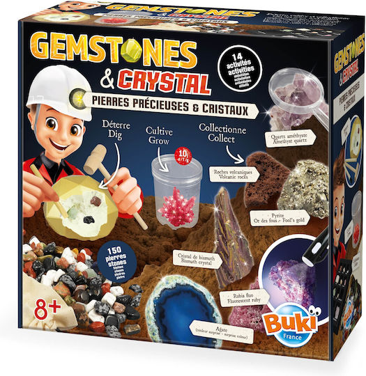 Buki Gemstones & Crystal Εκπαιδευτικό Παιχνίδι Κρύσταλλα για 8+ Ετών